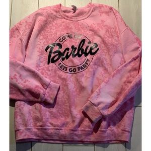 Plus size pink sweatshirt